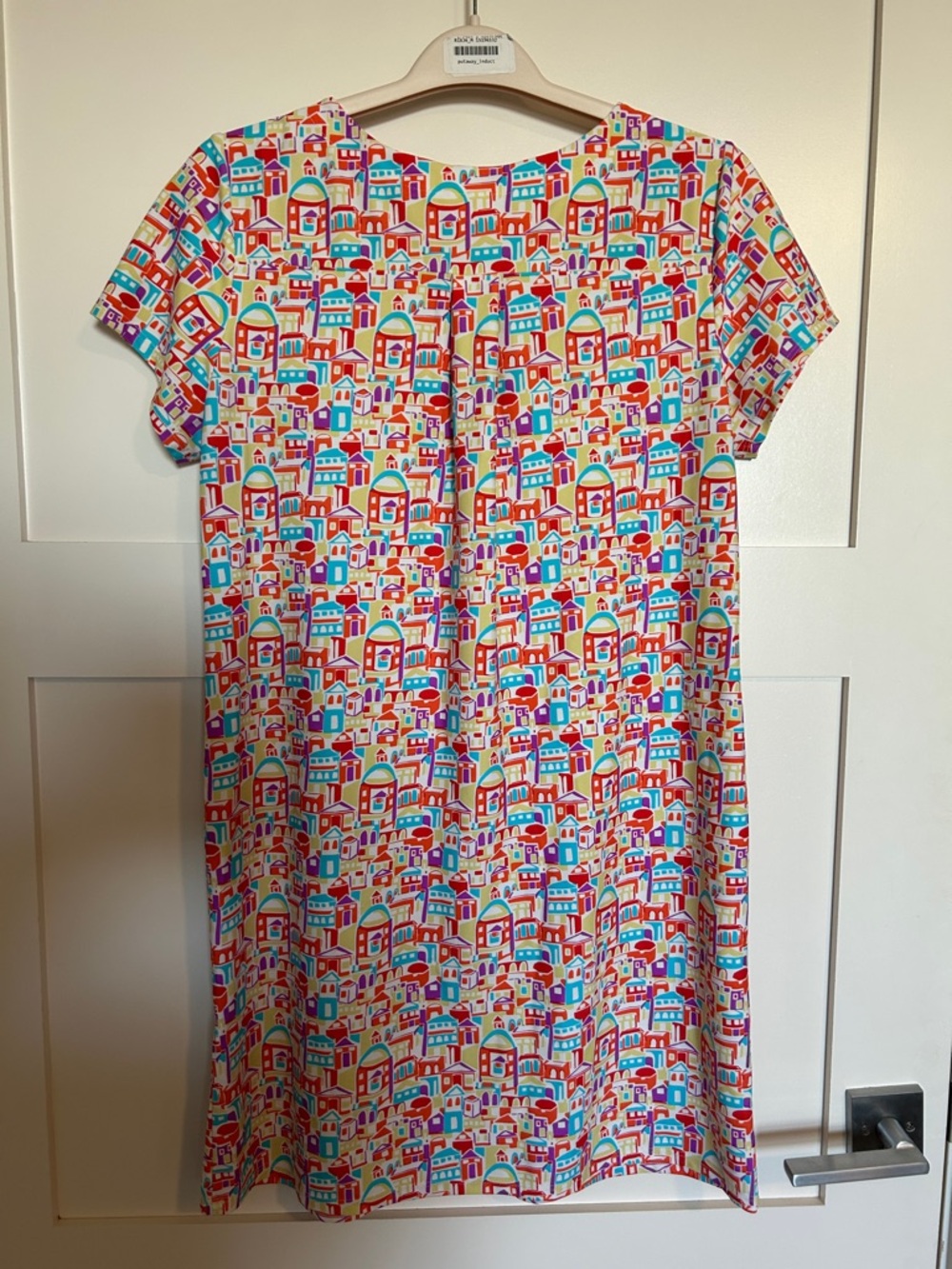 Jude Connolly Short Sleeve Printed Shift Dress in Multicolor medium - Picture 6 of 8